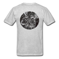 DEATH STAR T-SHART 2 - heather gray