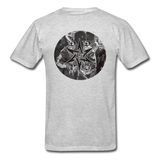 DEATH STAR T-SHART 2 - heather gray