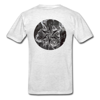 DEATH STAR T-SHART 2 - light heather gray