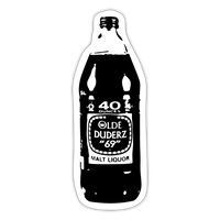 40 OZ SLAP - white matte